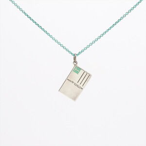 Tiffany Letter Necklace Silver Hawaii Limited Edition Postcard
